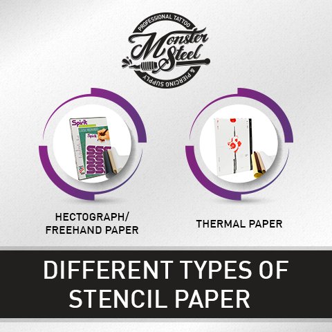 Black Hectograph Tattoo Stencil Paper - Spirit ( Made In USA