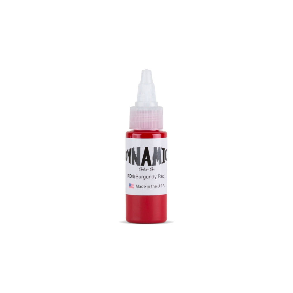 Dynamic Tattoo Ink | Burgundy Red | 1 oz - Monster Steel