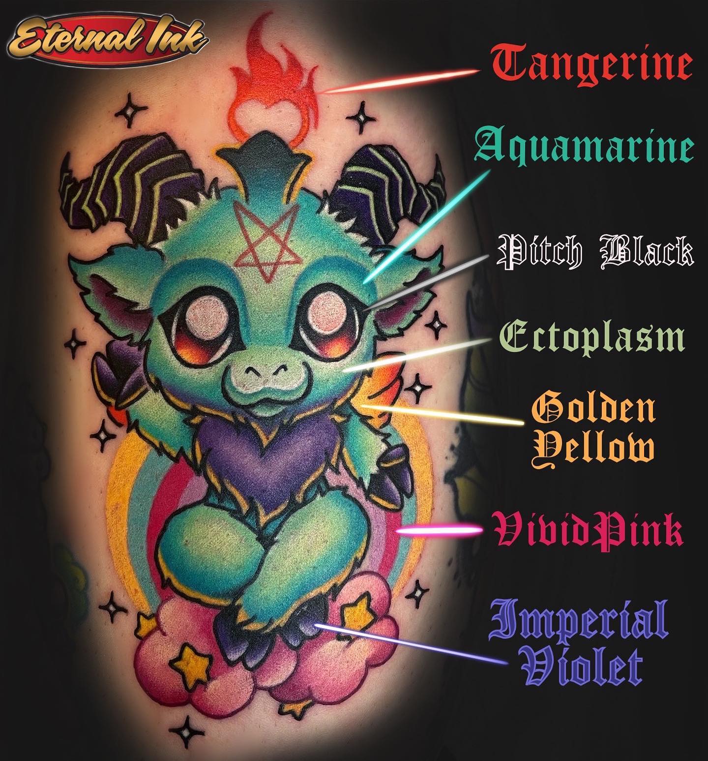 Eternal Tattoo Ink - Imperial Violet - Monster Steel