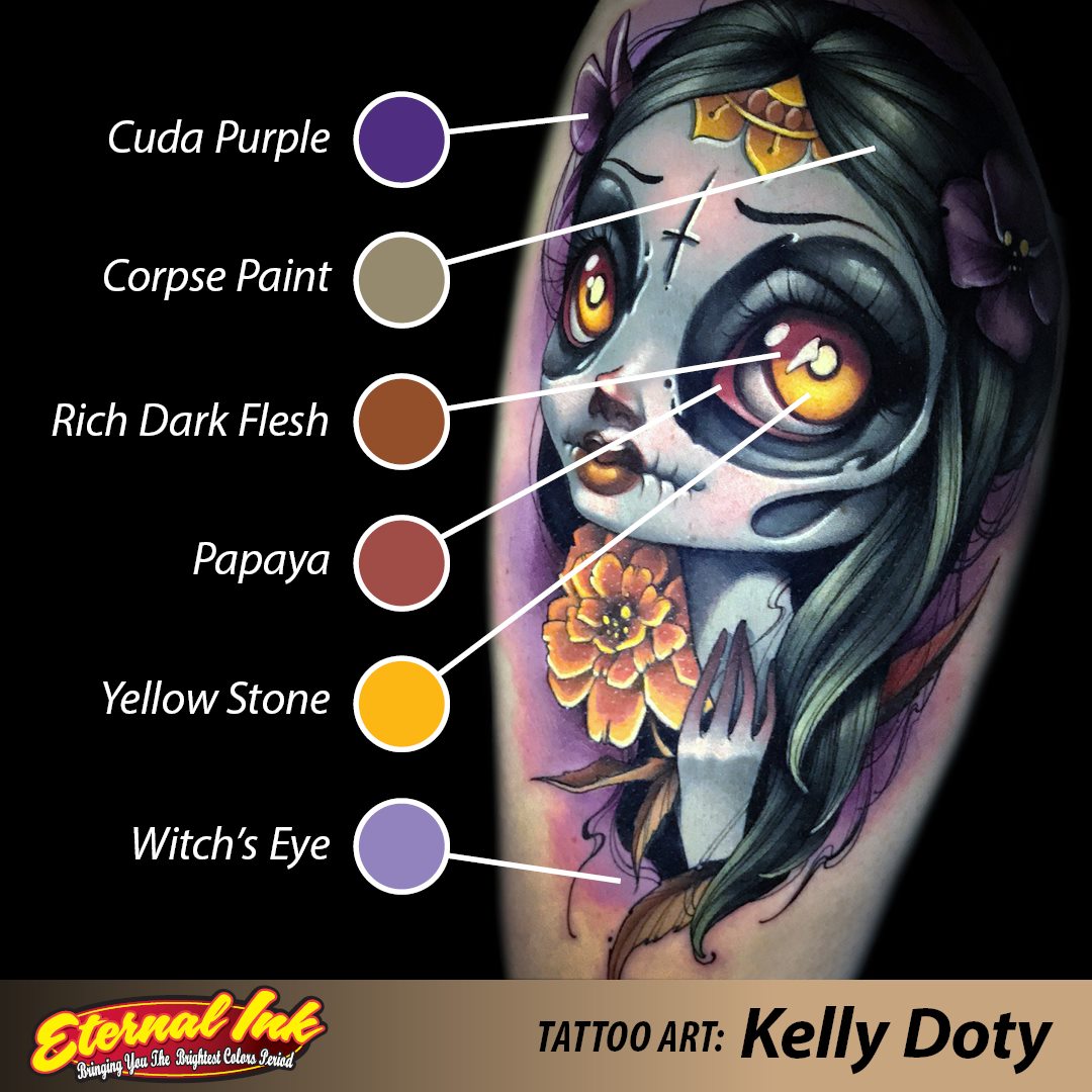 Eternal Tattoo Ink - Rich Dark Flesh M Series - Monster Steel