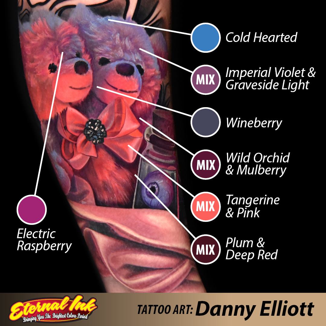 Eternal Tattoo Ink - Wine Berry - Monster Steel