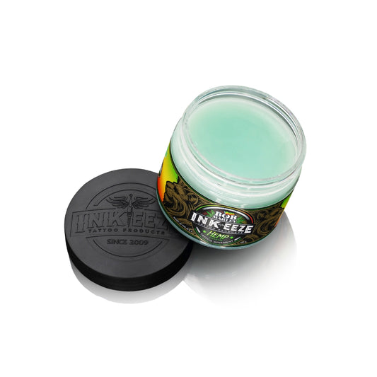 6oz Jar of CBD Glide Tattooing Ointment by INK-EEZE - Monster Steel