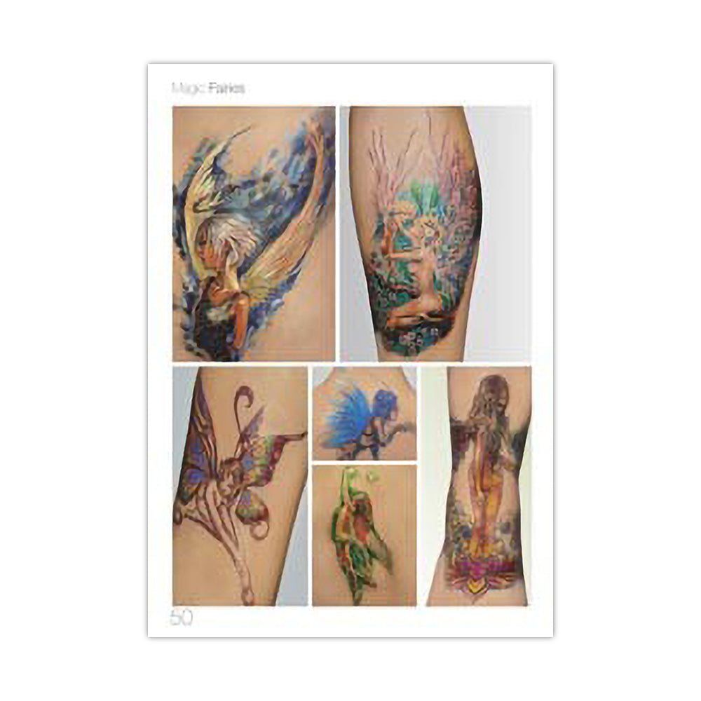 Tattoo Photos Book #1 — Angels and Fairies — Softcover Book - Monster Steel