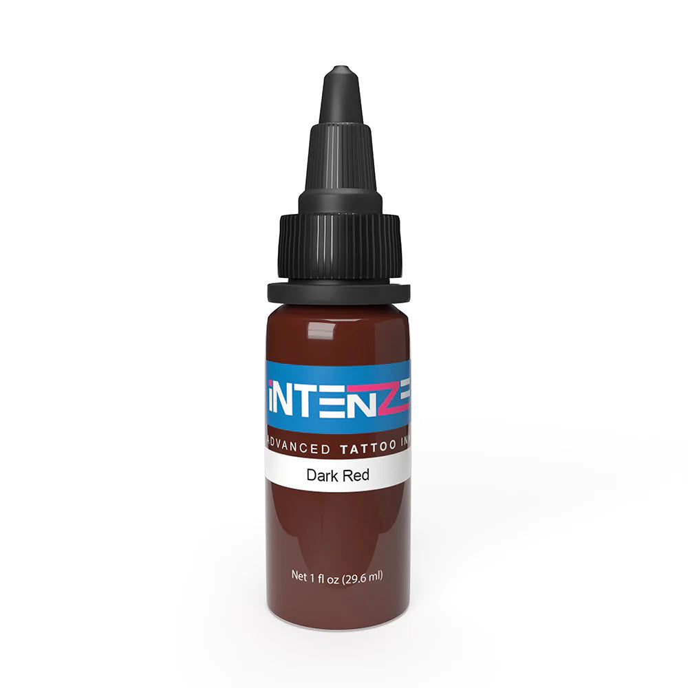 Intenze Tattoo Ink - Dark Red - Pick Size - Monster Steel