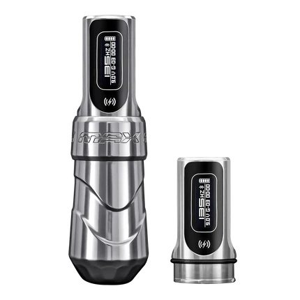 FK Irons Flux Max Tattoo Machine with 2 PowerBolt 2.0 — Pick Color and Stroke Length - Monster Steel