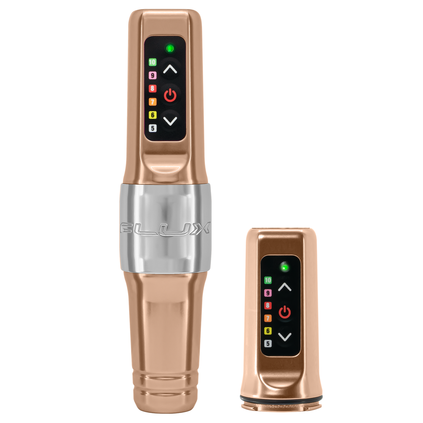 Microbeau Flux Mini Permanent Makeup Machine with 2 Battery Packs- 2.5mm - Monster Steel