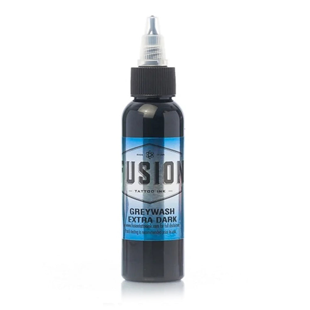 Fusion Tattoo Ink — Greywash Extra Dark — Pick Size - Monster Steel