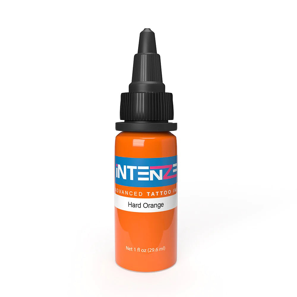 Intenze Tattoo Ink - Hard Orange - Pick Size - Monster Steel