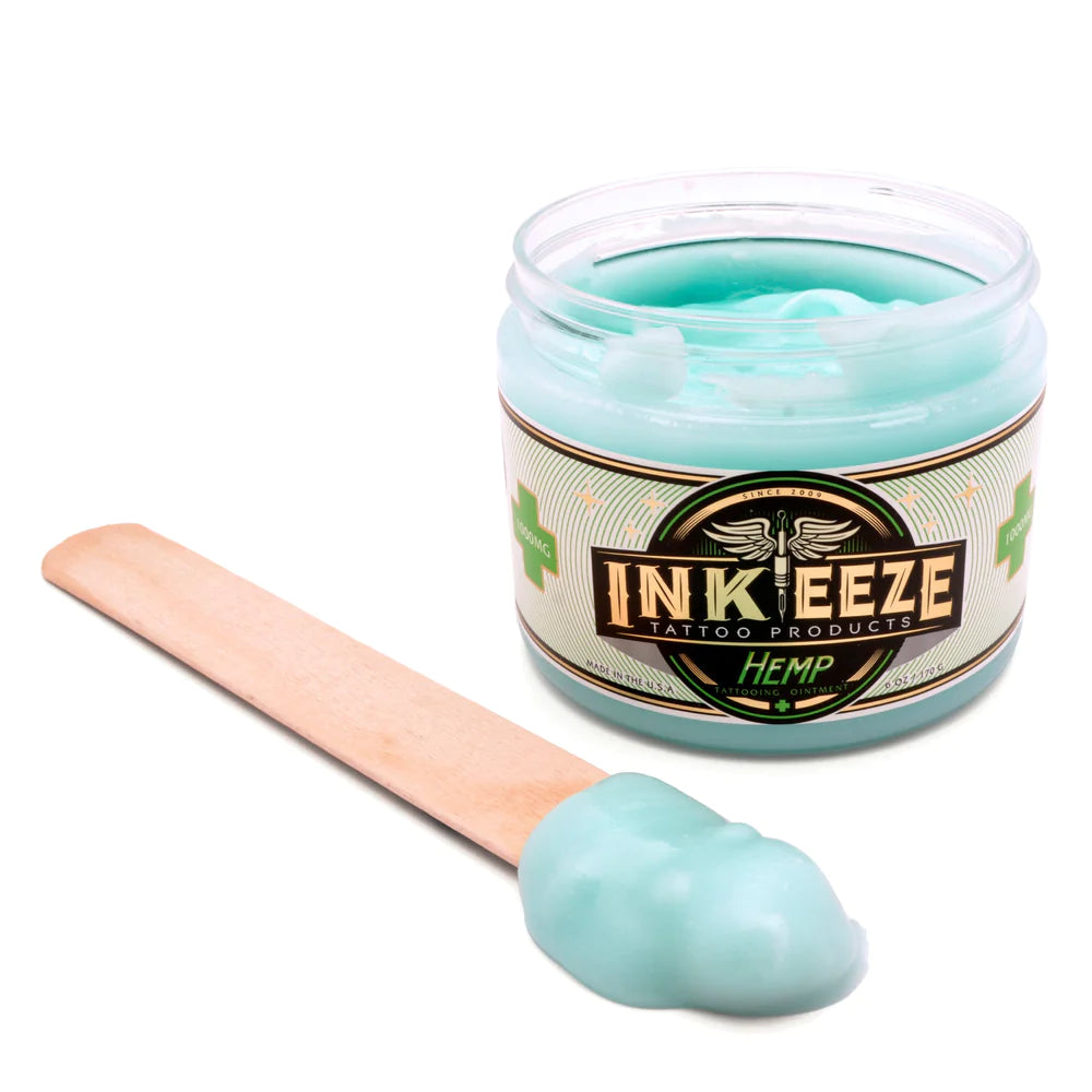 6oz Jar of CBD Glide Tattooing Ointment by INK-EEZE - Monster Steel