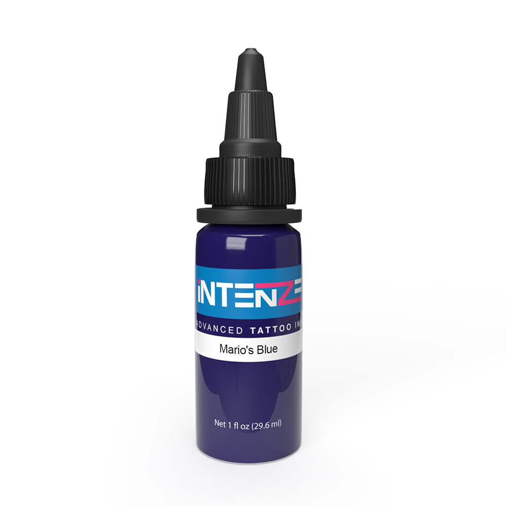 Intenze Tattoo Ink - Marios Blue - Pick Size - Monster Steel