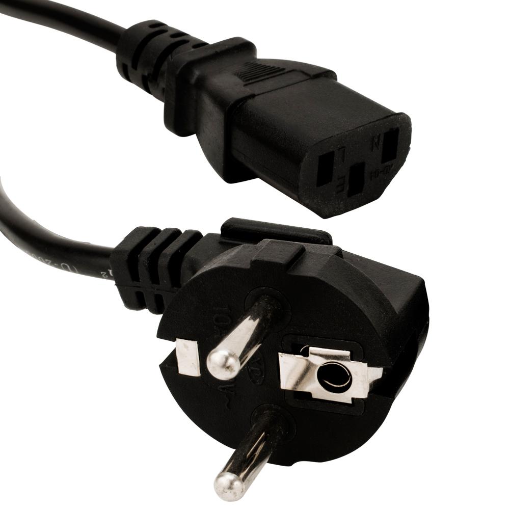 Replacement EU Power Cord for Tattoo Power Supplies — Price Per 1 - Monster Steel