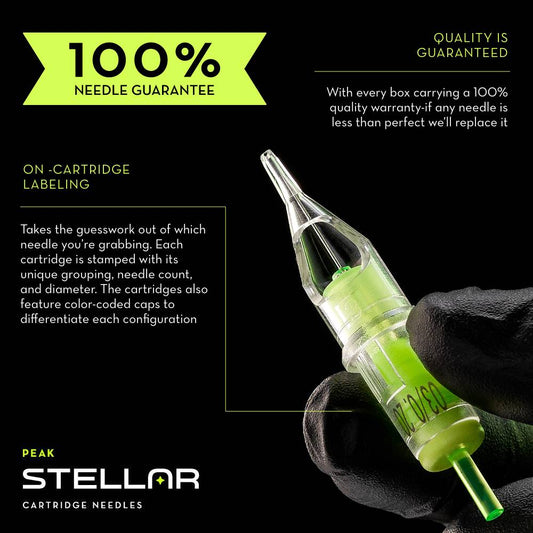Peak Stellar Needle Cartridges — Sample Pack - Monster Steel