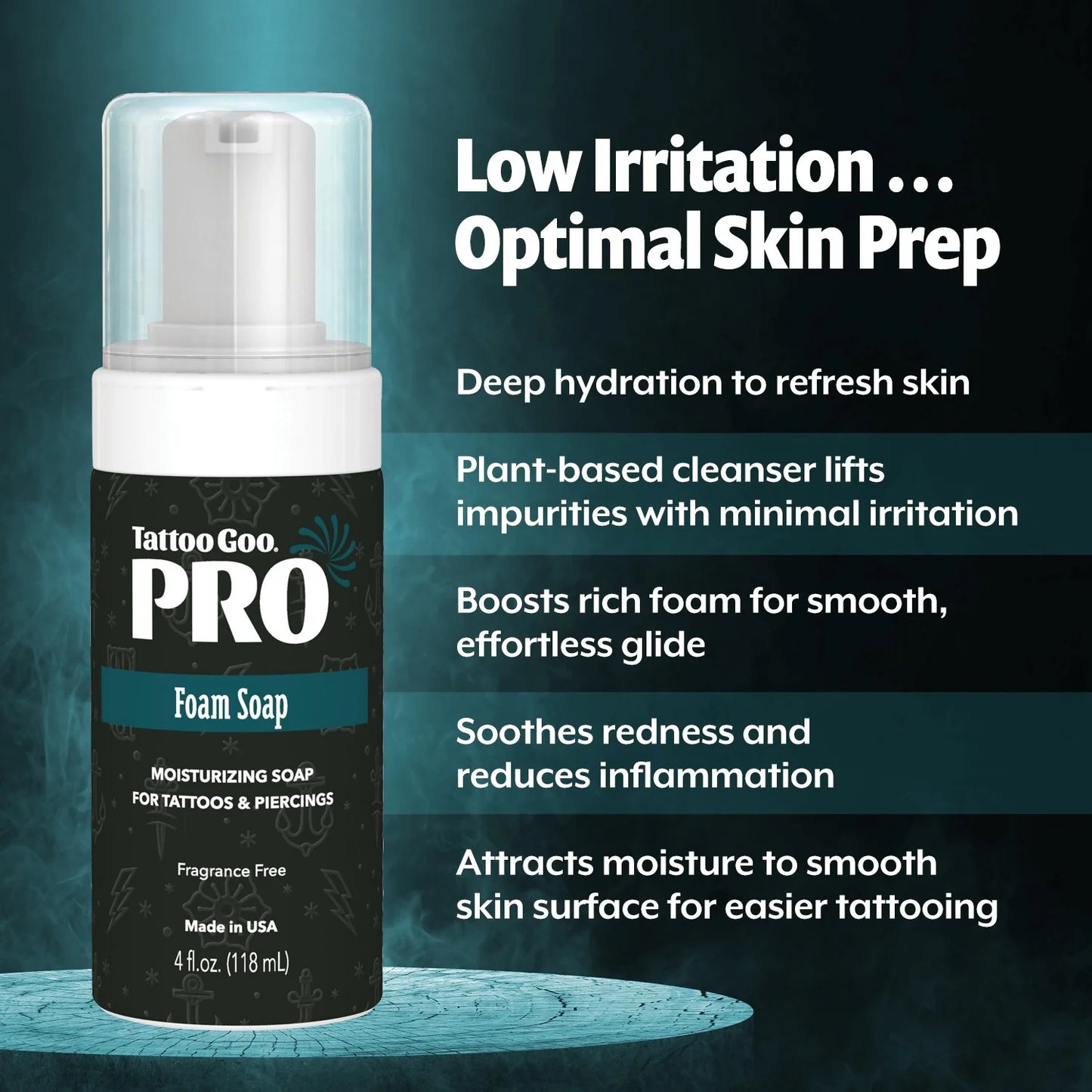 Tattoo Goo Pro Foam Soap - Monster Steel