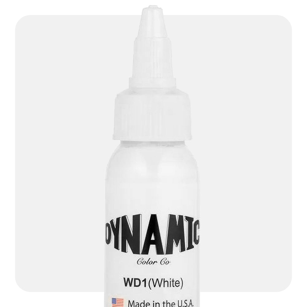 Dynamic Tattoo Ink | White | 1 oz - Monster Steel