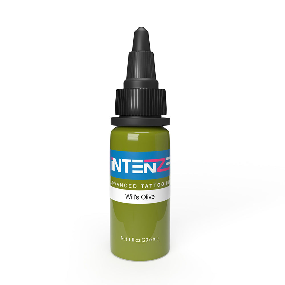 Intenze Tattoo Ink - Will'S Olive - Pick Size - Monster Steel