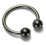 12g Internal Blackout Steel Circular Barbell — Price Per 1 - Monster Steel