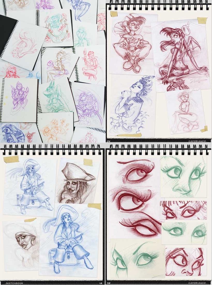 Joe Capobianco Sketchbook - Monster Steel