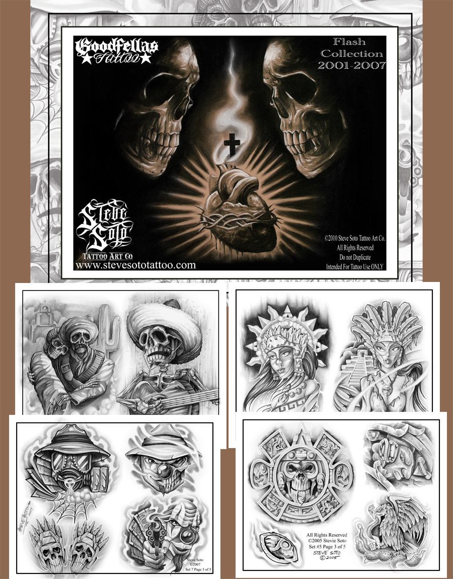 Flash Collection Book from Steve Soto - 7 Flast Sets - Monster Steel