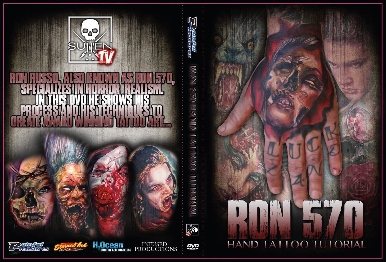 Ron Russo From Ron570 Tattooing Tattoo Tutorial DVD - Monster Steel