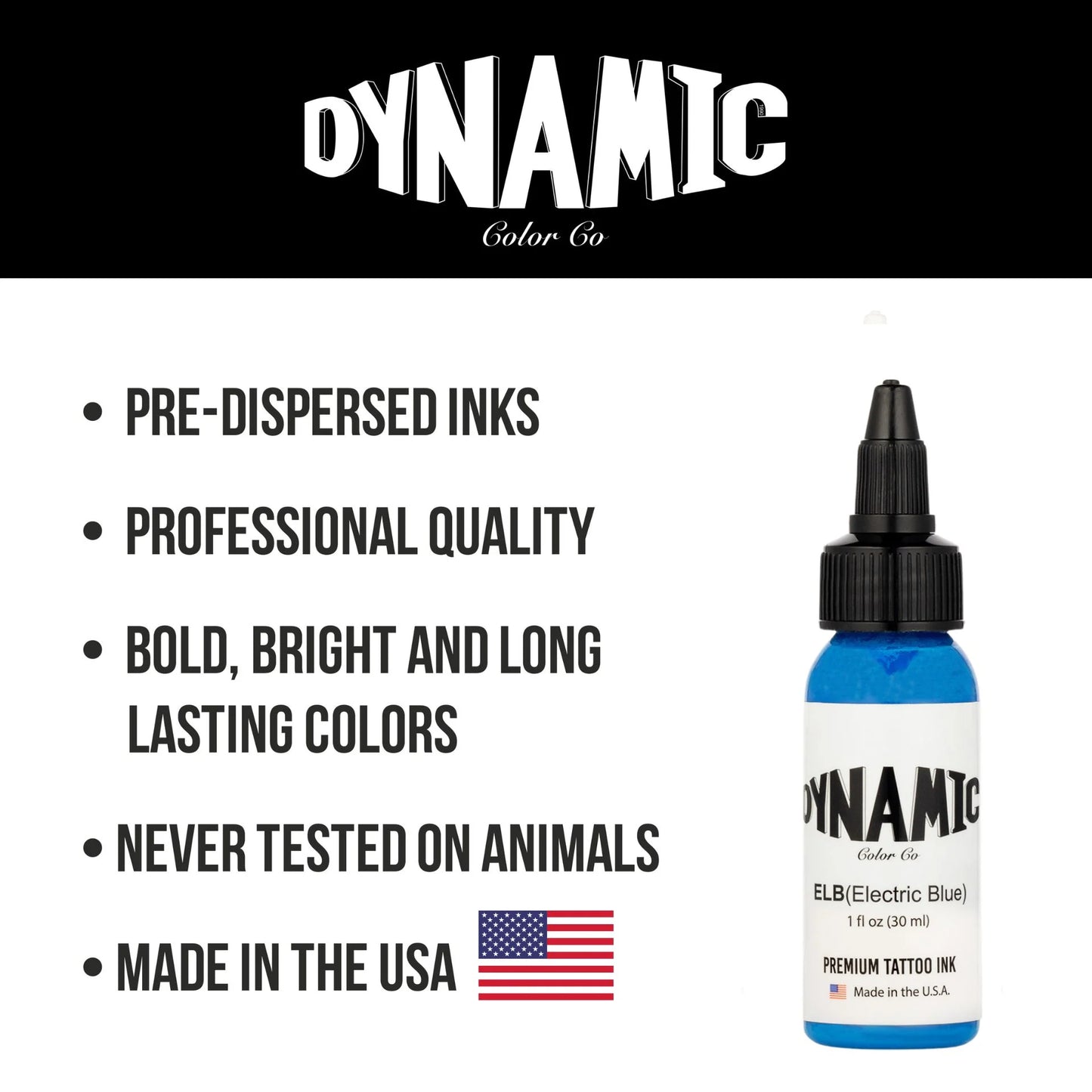 Dynamic Tattoo Ink Electric Blue 1 oz - 5