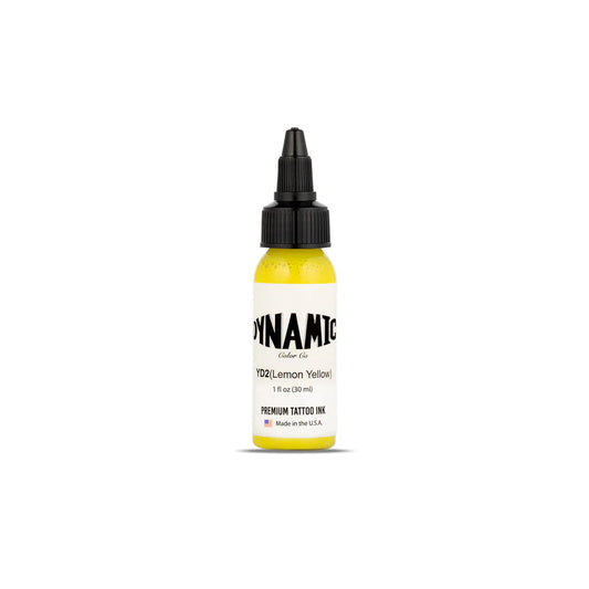 Dynamic Tattoo Ink | Lemon Yellow | 1 oz - Monster Steel