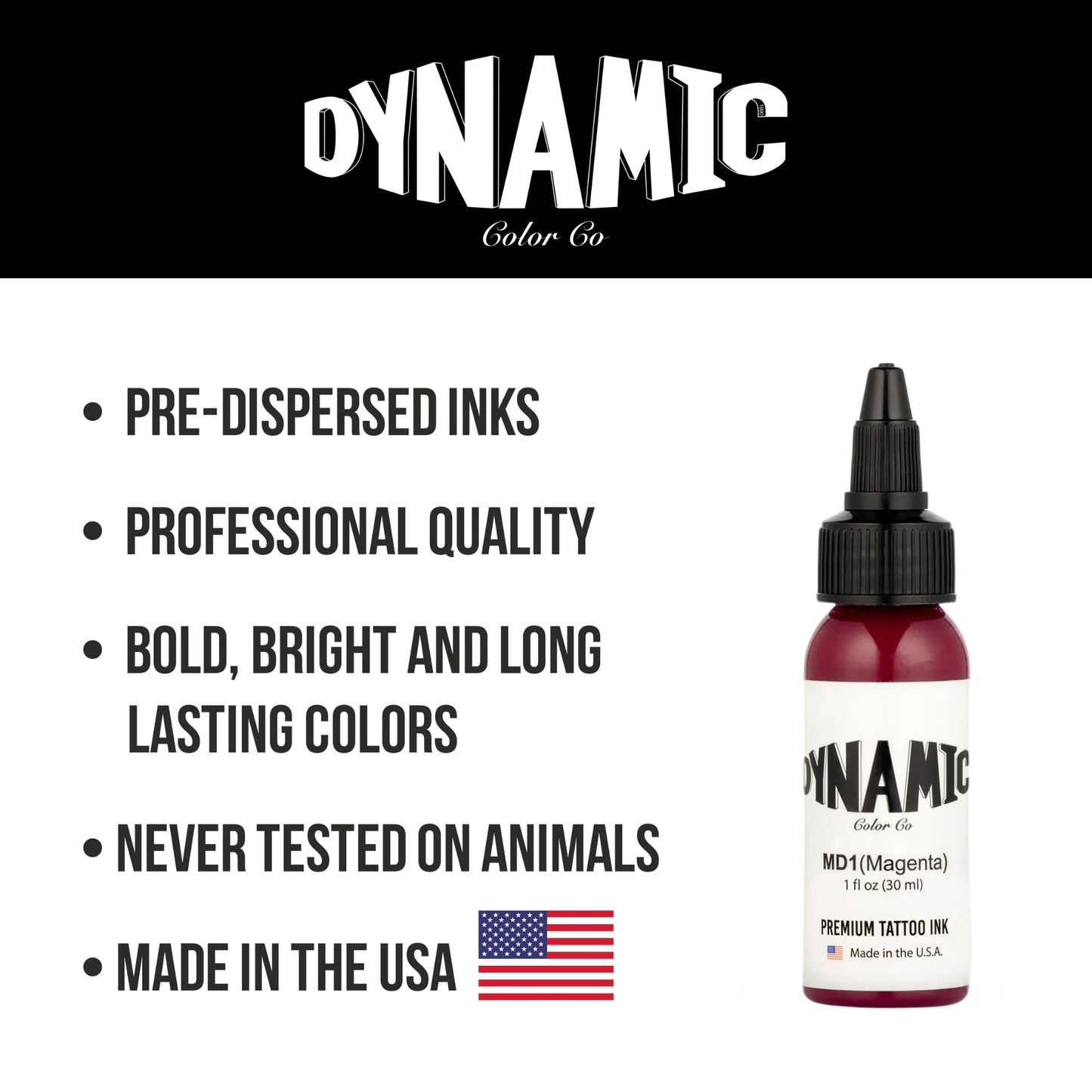 Dynamic Tattoo Ink Magenta 1 oz - 5