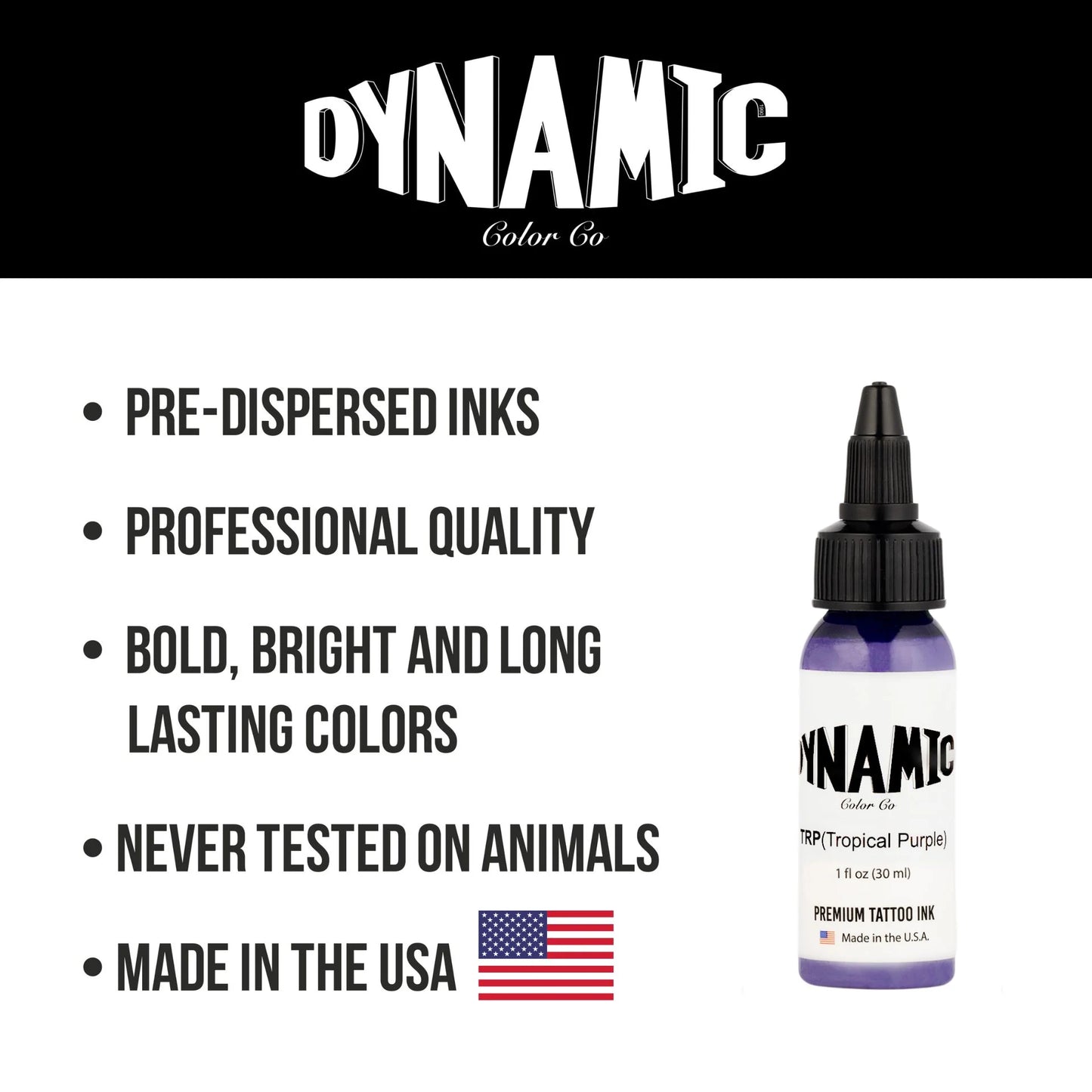 Dynamic Tattoo Ink Tropical Purple 1 oz - 5