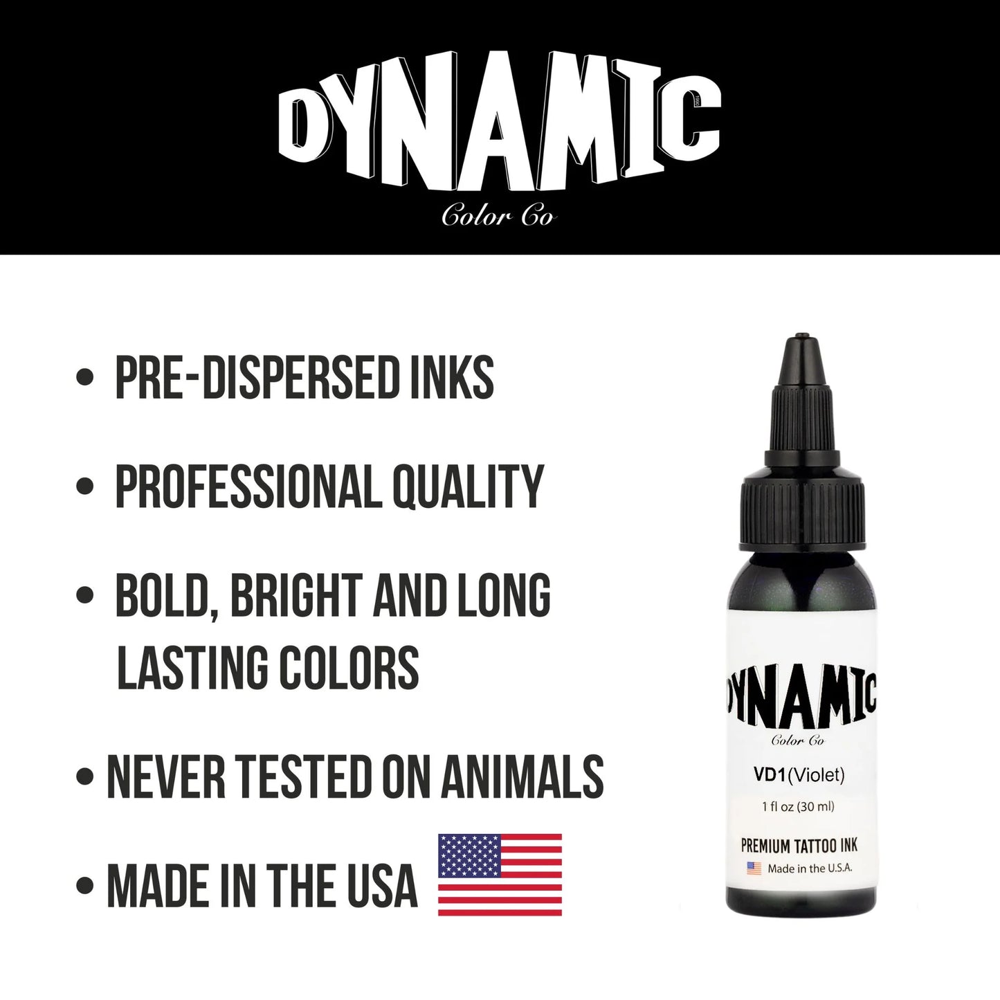 Dynamic Tattoo Ink Violet 1 oz - 5