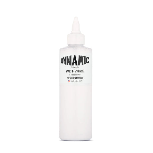Dynamic Tattoo Ink | White | 8 oz - Monster Steel