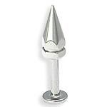 14g Layered Cone Labret - Monster Steel