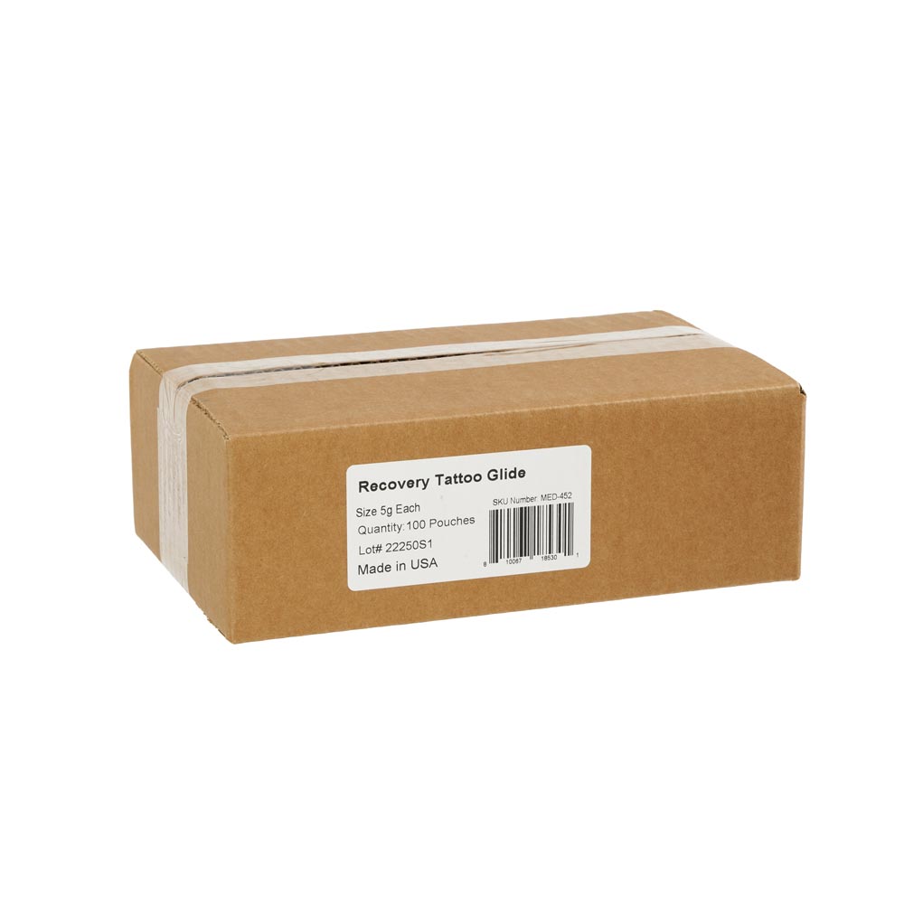 Recovery Tattoo Glide — 5g Pouch — Case of 100 - Monster Steel