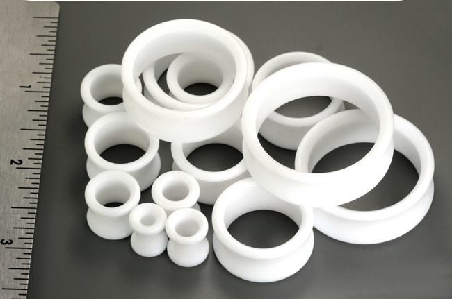 PTFE Double Flare Plugs from 2g up to 3" - Price Per 1 - Monster Steel