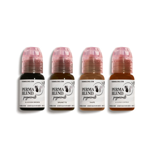 Light to Dark Eyebrow Mini Set – Perma Blend – 4 1/2oz Bottles