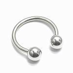14g Stainless Steel Circular Barbell - Externally Threaded - Monster Steel