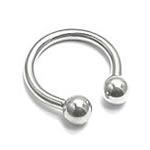 10g Externally Threaded Stainless Steel Circular Barbell - Monster Steel