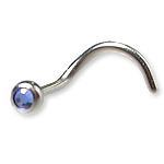 .18g GEM BEZEL SET NOSTRIL SCREWS - Bigger Gems - Monster Steel