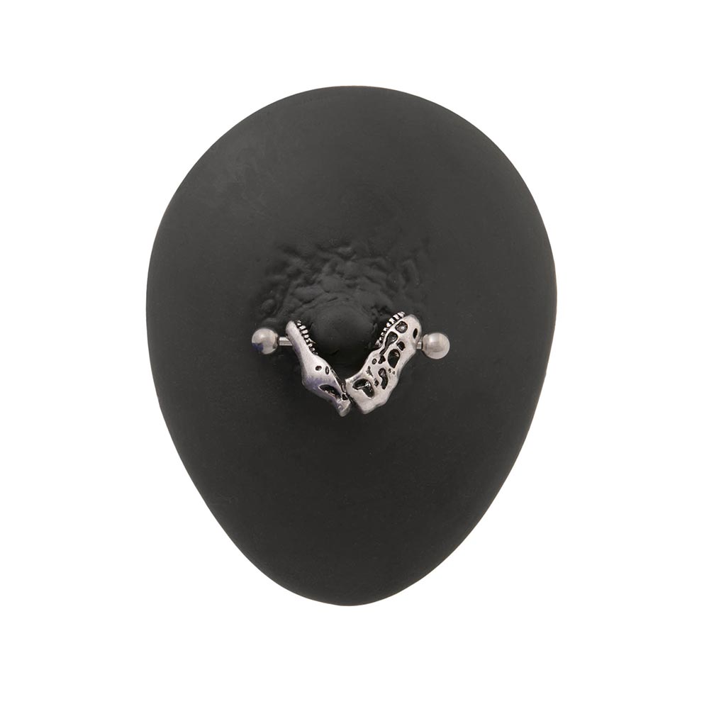 14g T-Rex Skull Nipple Shield Jewelry — Price Per 1 (threads)