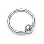 14g Steel Captive Bead Ring — Price Per 1 - Monster Steel