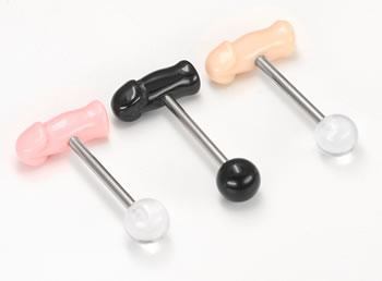 14g 5/8" Penis Straight Barbell - Monster Steel