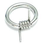 10g Barbed Captive Ring - Monster Steel