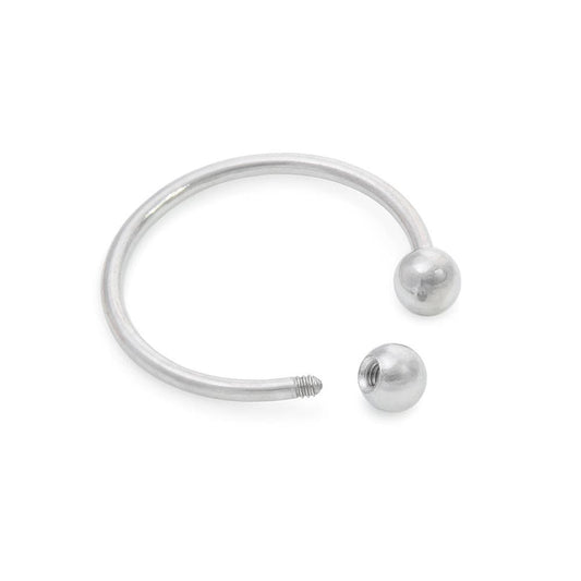 18g Externally Threaded Stainless Steel Circular Barbell - Price Per 118g Externally Threaded Stainless Steel Circular Barbell - Price Per 1