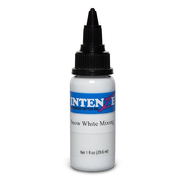 Intenze Tattoo Ink - Snow White Mixing - Pick Size - Monster Steel