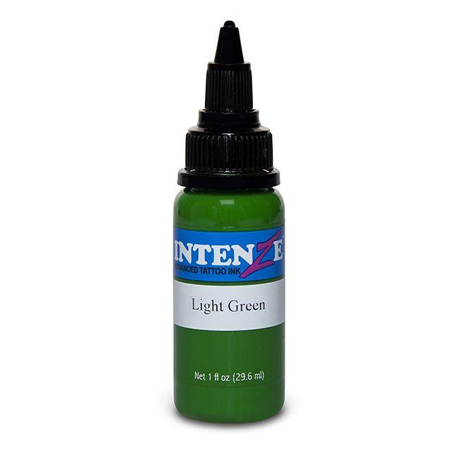 Intenze Tattoo Ink - Light Green - Pick Size - Monster Steel