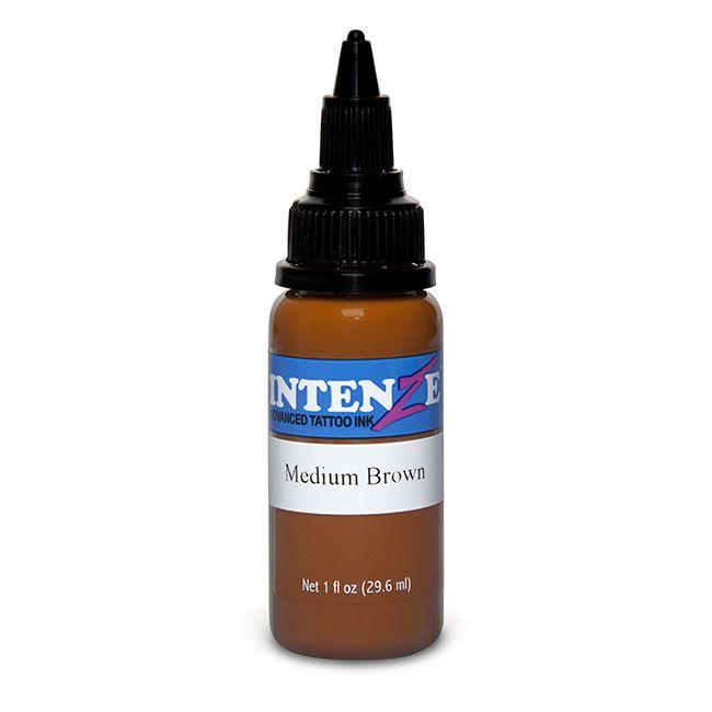Intenze Tattoo Ink - Medium Brown - Pick Size - Monster Steel
