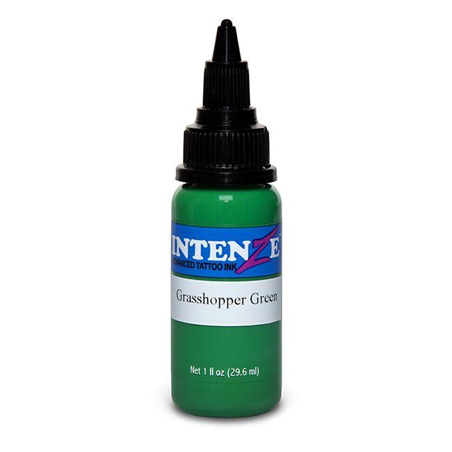 Intenze Tattoo Ink - Grasshopper - Pick Size - Monster Steel