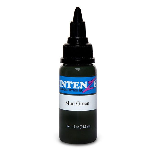 Intenze Tattoo Ink - Mud Green - Pick Size - Monster Steel