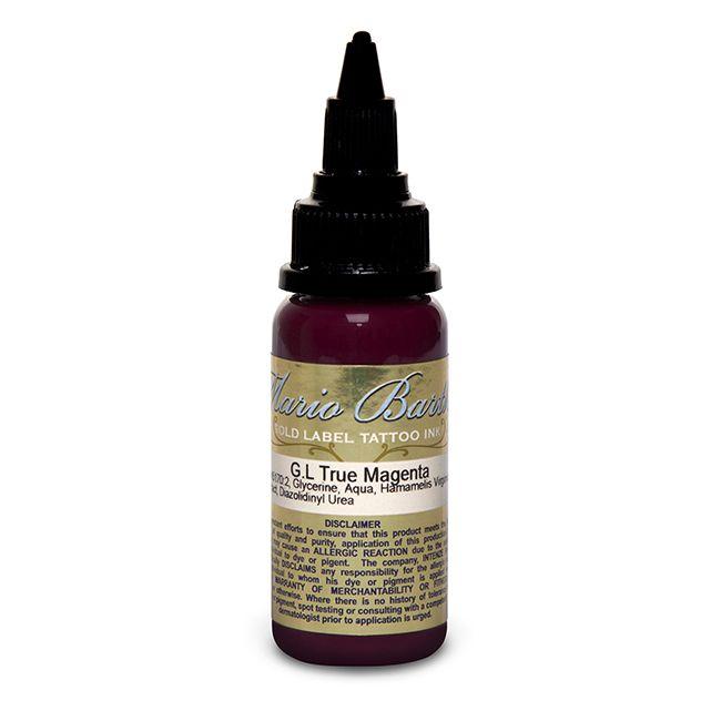 True Magenta Mario Barth Gold Label — Intenze Tattoo Ink — 1oz Bottle - Monster Steel