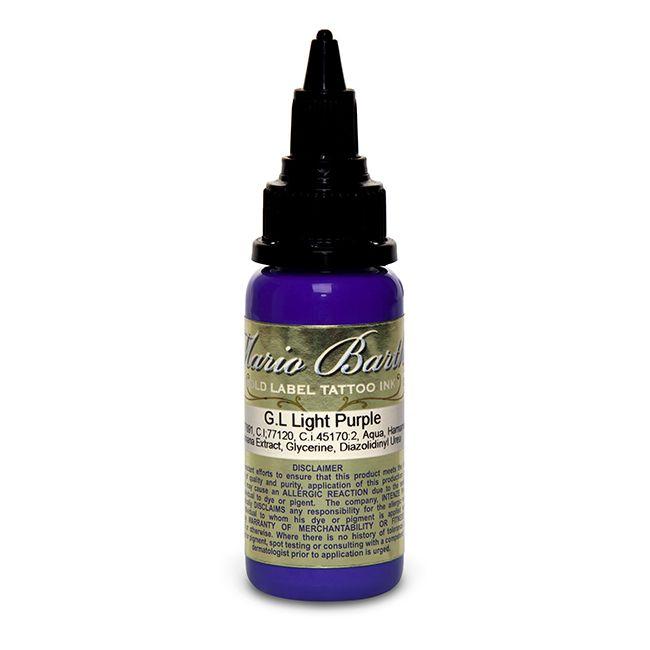 Light Purple Mario Barth Gold Label — Intenze Tattoo Ink — 1oz Bottle - Monster Steel