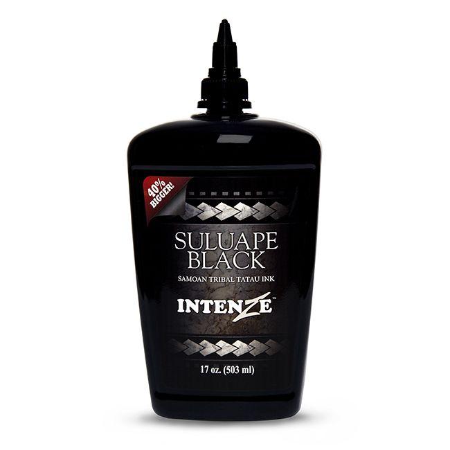 Suluape Black Samoan Tribal Tatau Ink — Intenze Tattoo Ink — 17oz Bottle - Monster Steel