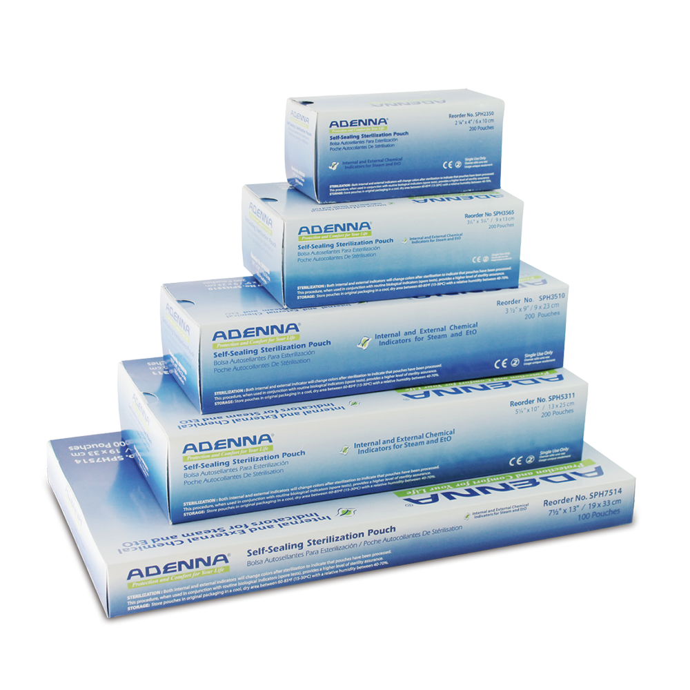 Adenna Sterilization Pouch, 5 1/4" X 10" - Monster Steel
